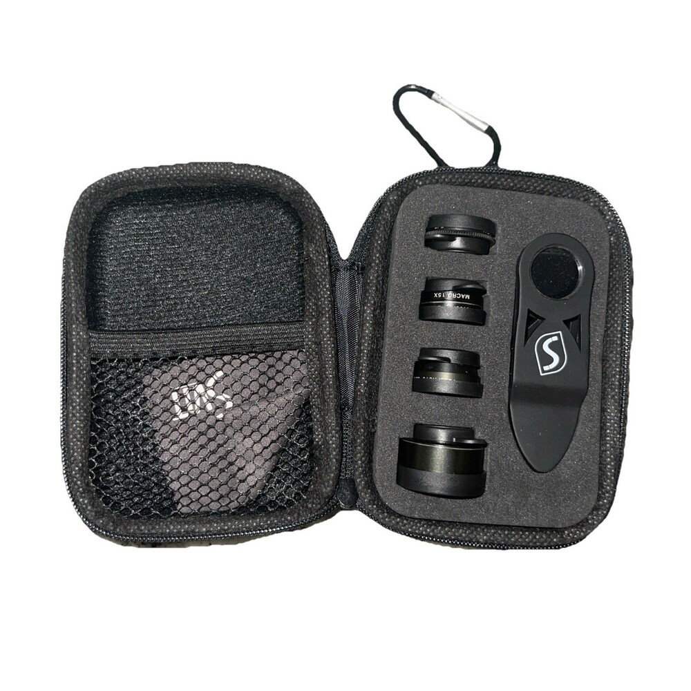 SVIT 5-in-1 Cell Phone Camera Lens Kit - Macro Wide Angle Fisheye for iPhone